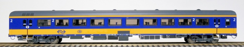 Exact-Train EX11025 - H0 - Personenwagen ICRm Bpmz10 Amsterdam-Brüssel, NS, Ep. VI